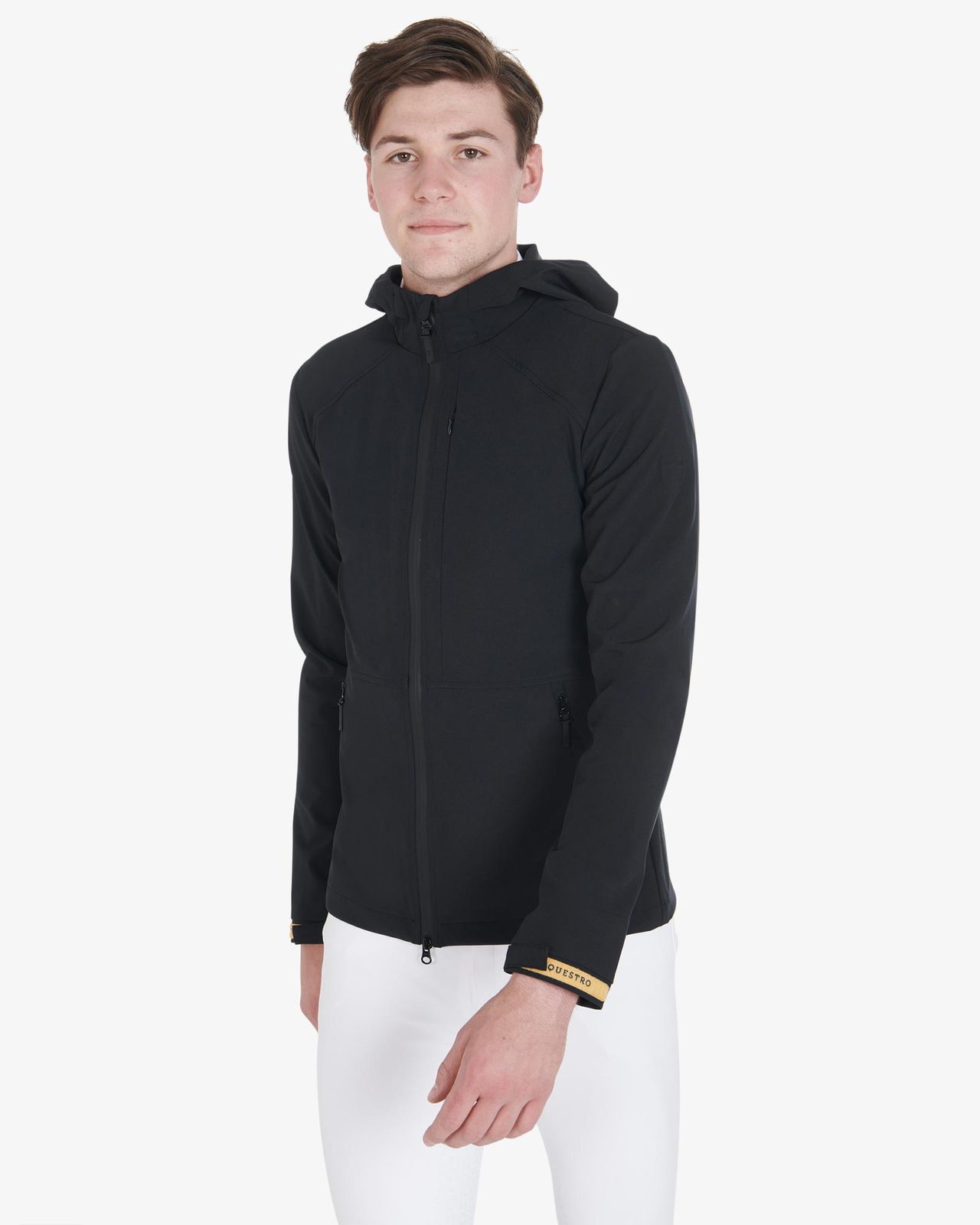 Men's jacket in breathable technical fabric