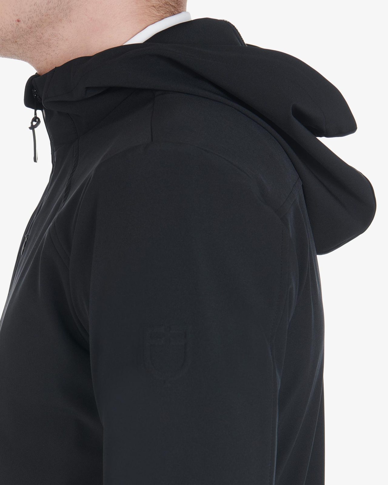 Men's jacket in breathable technical fabric