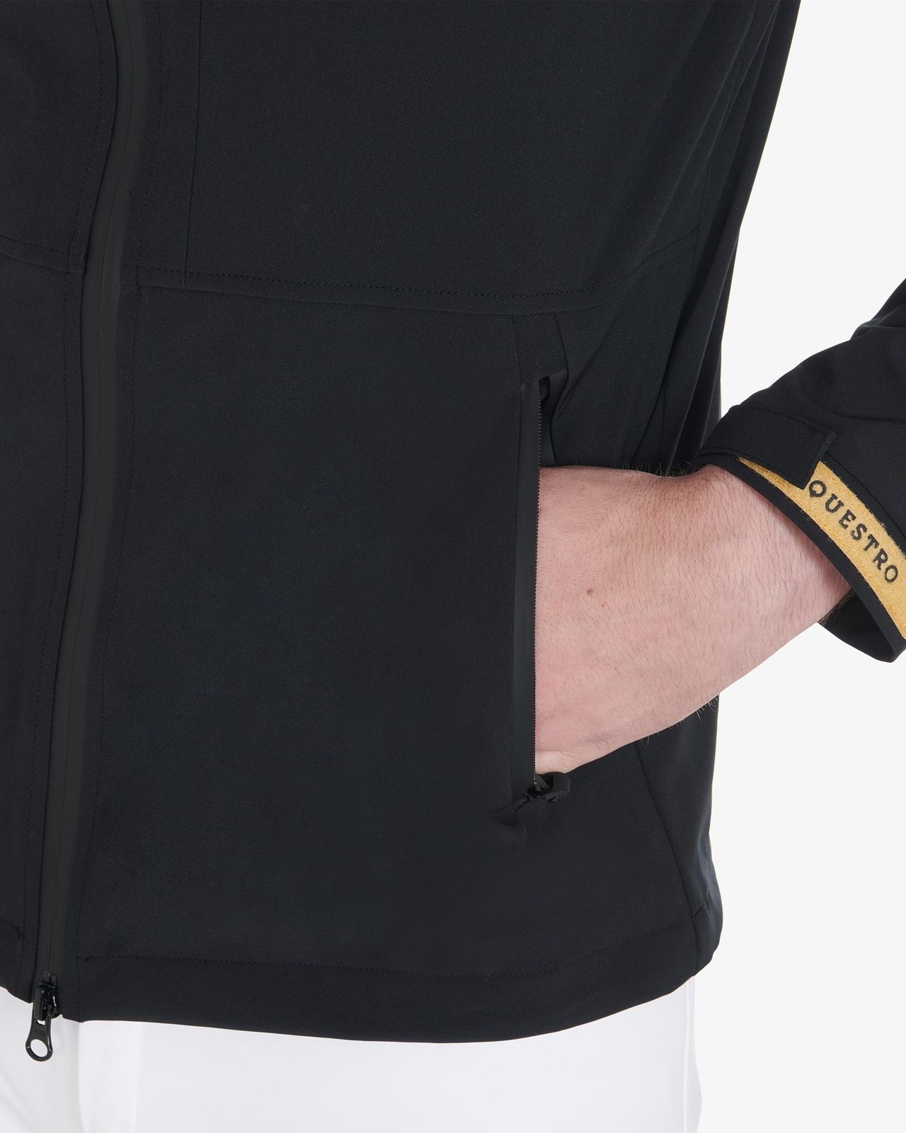 Men's jacket in breathable technical fabric