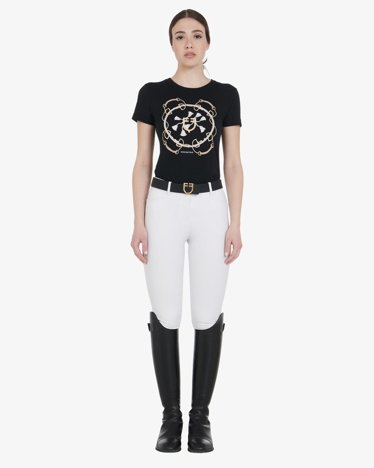 Pantaloni donna slim fit full grip