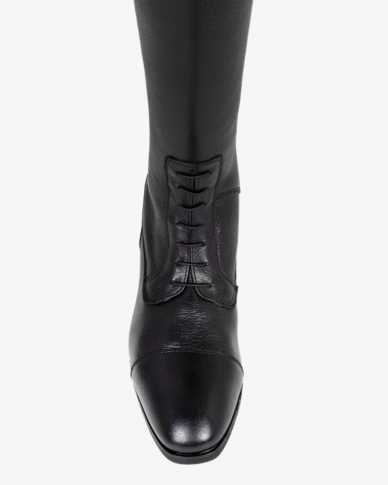 Unisex calfskin boots with front laces