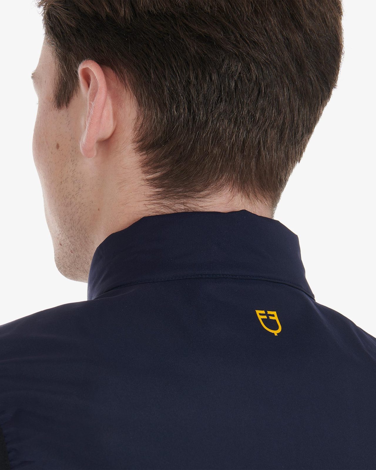 Men's vest in windproof technical fabric