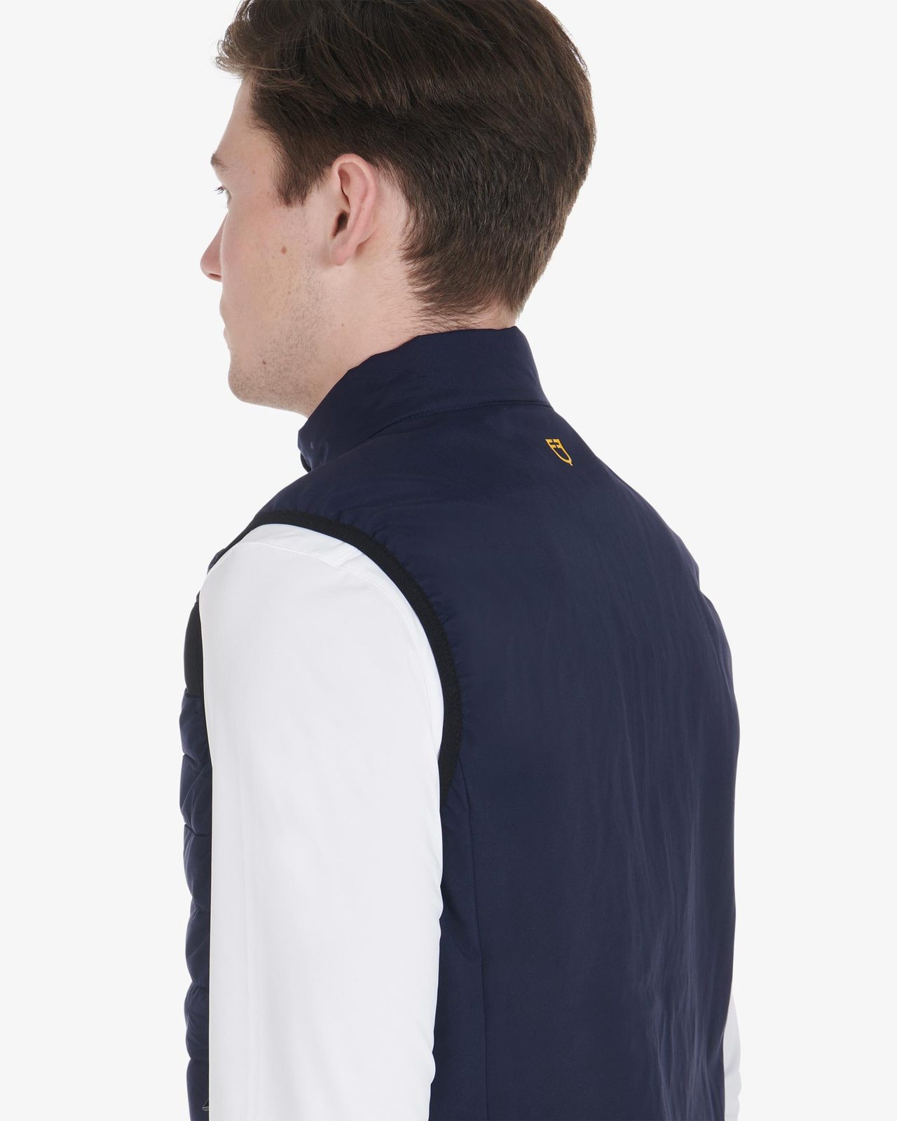 Men's vest in windproof technical fabric