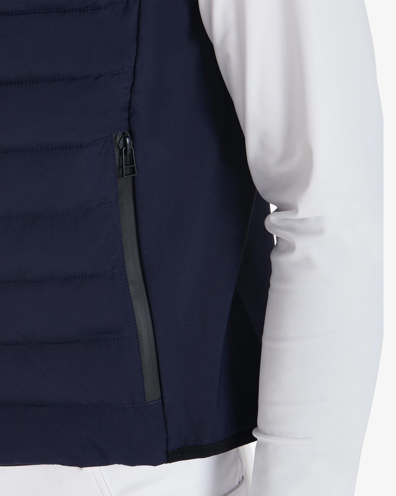 Men's vest in windproof technical fabric
