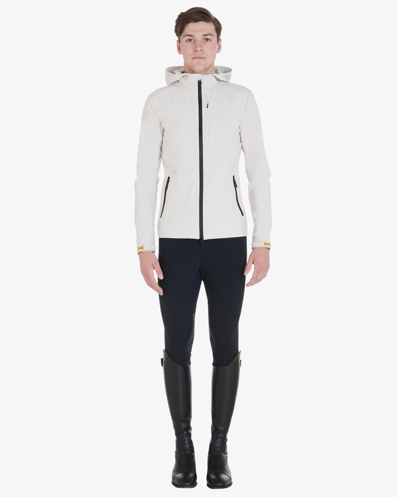 Men's jacket in breathable technical fabric