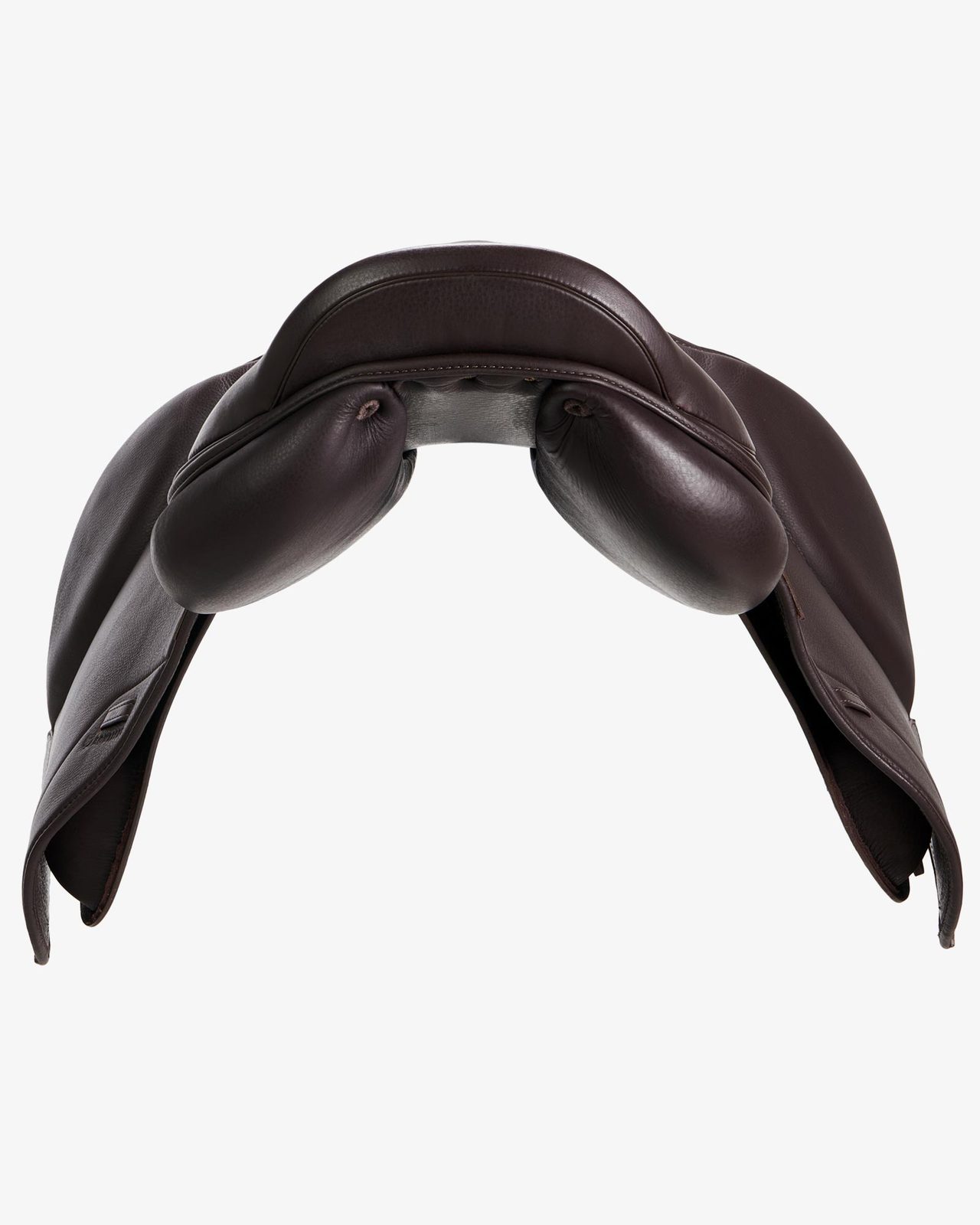 Jumping saddle double leather