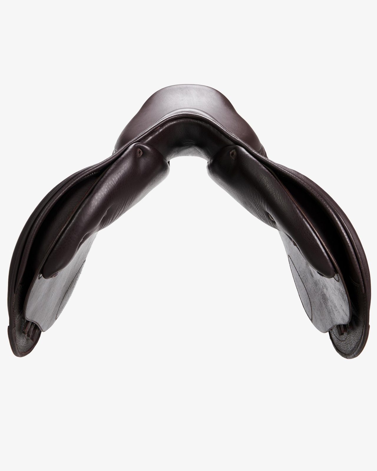 Jumping saddle double leather