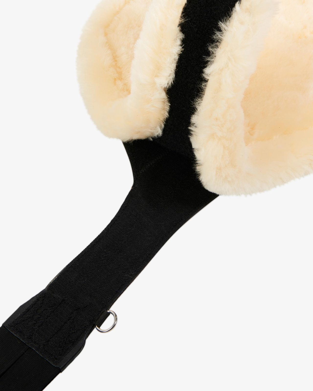 Jumping girth with belly guard for English saddle