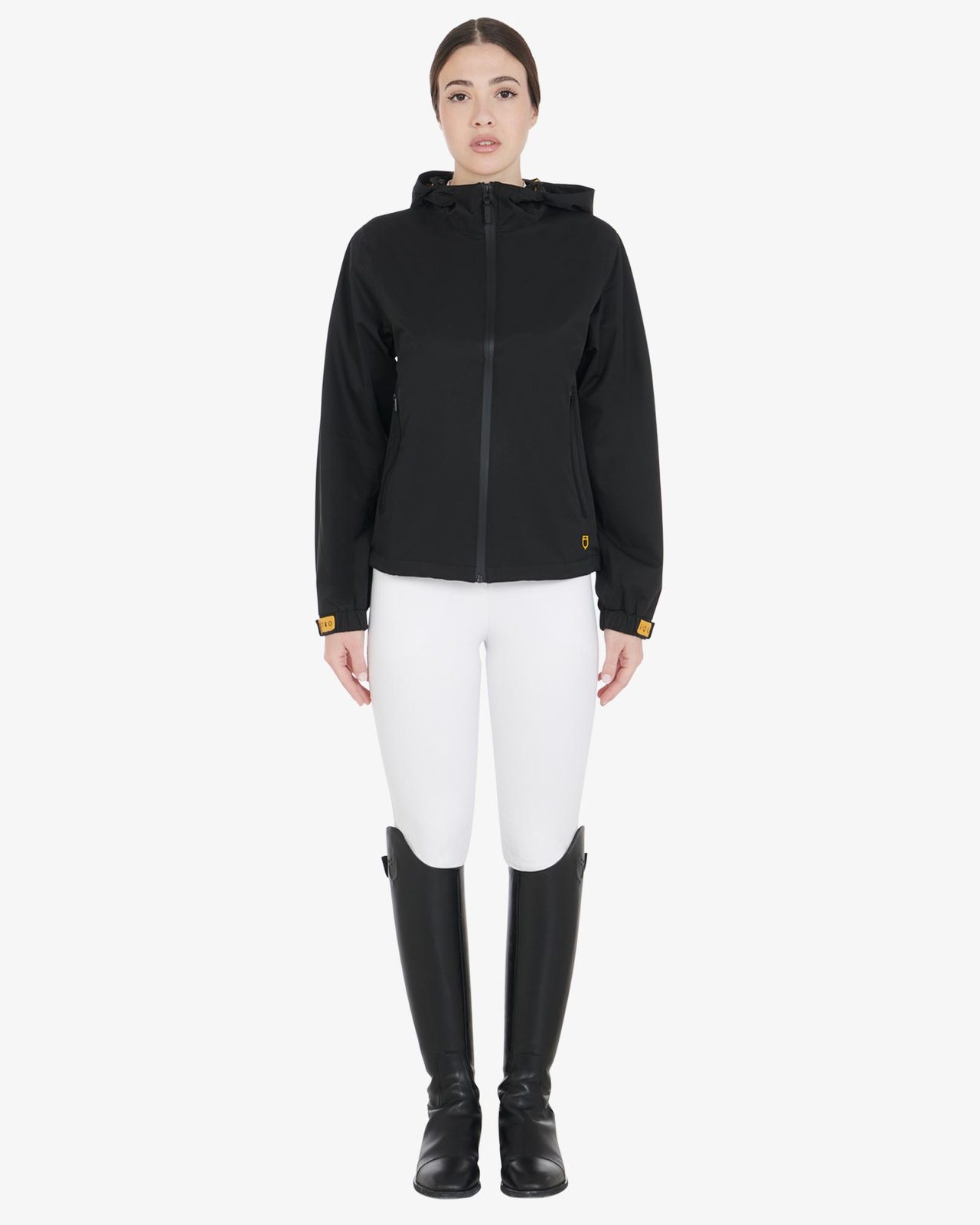 Women's three-layer technical raincoat