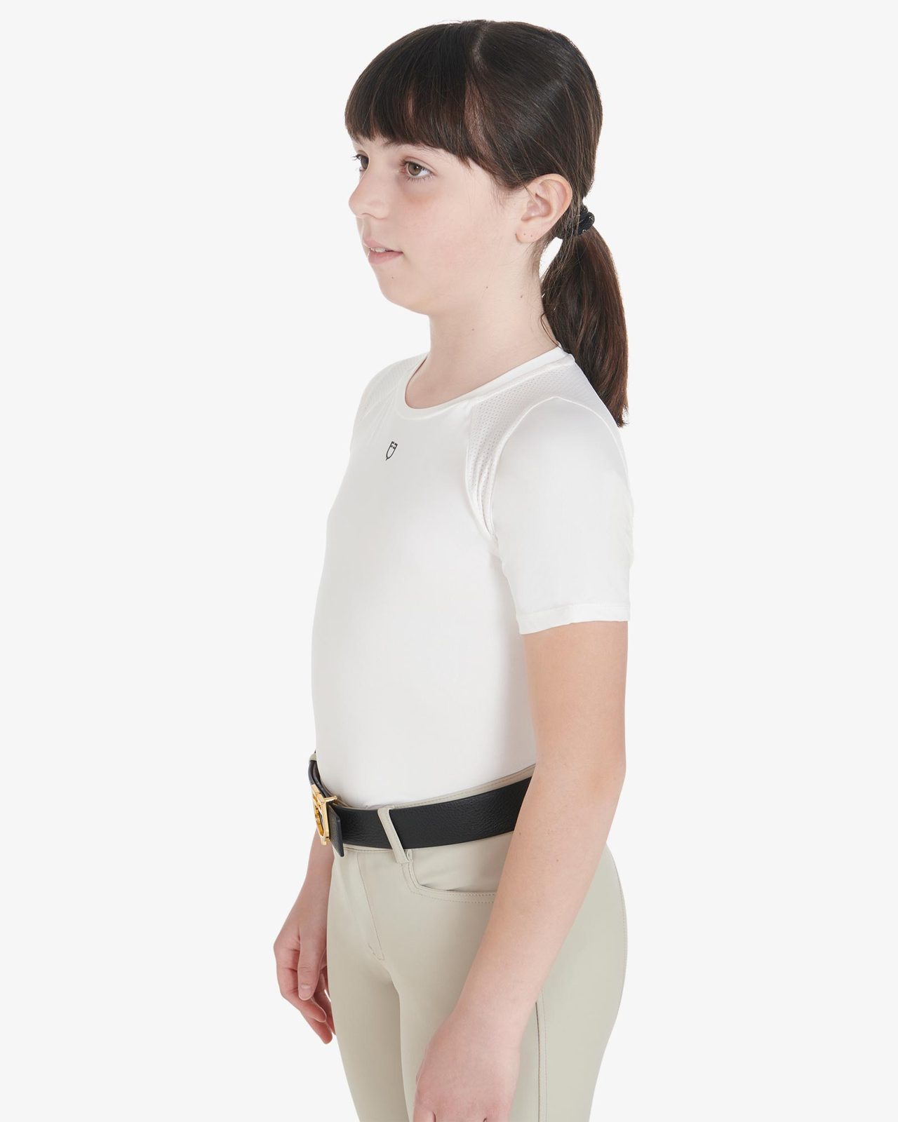 Kids' training t-shirt in technical fabric