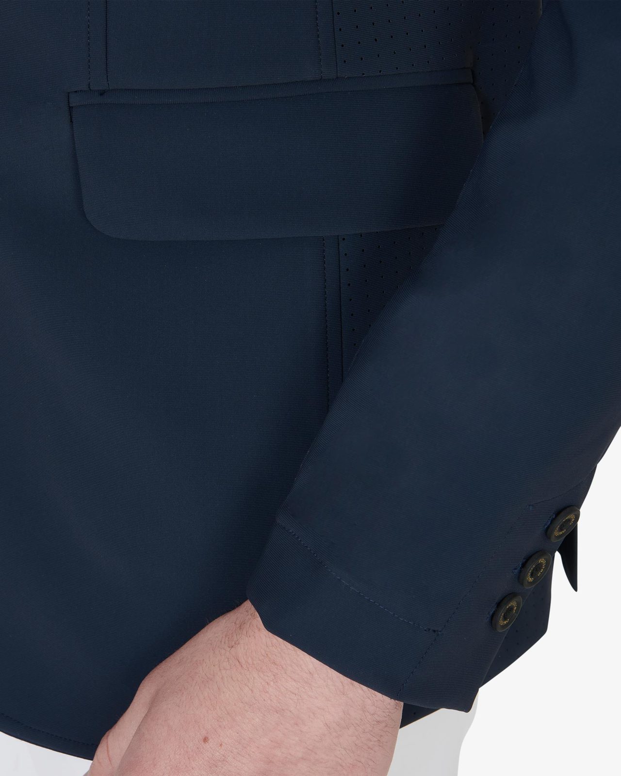 Men's competition perforated jacket