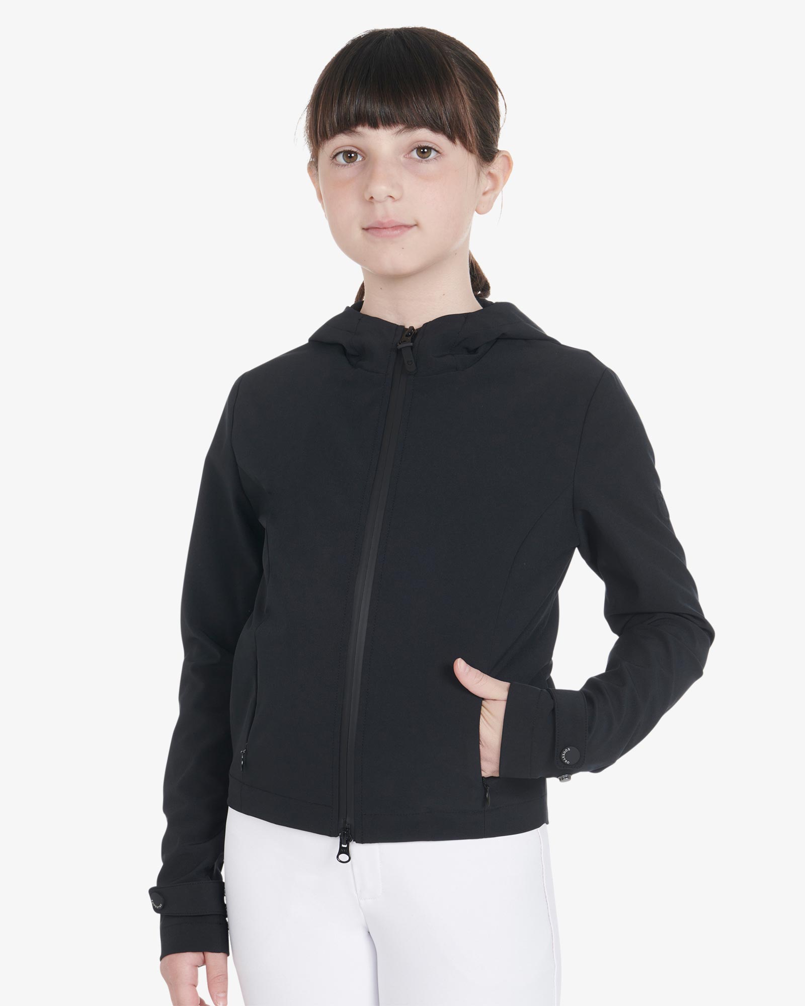 Giacca softshell bambini slim fit in tessuto tecnico