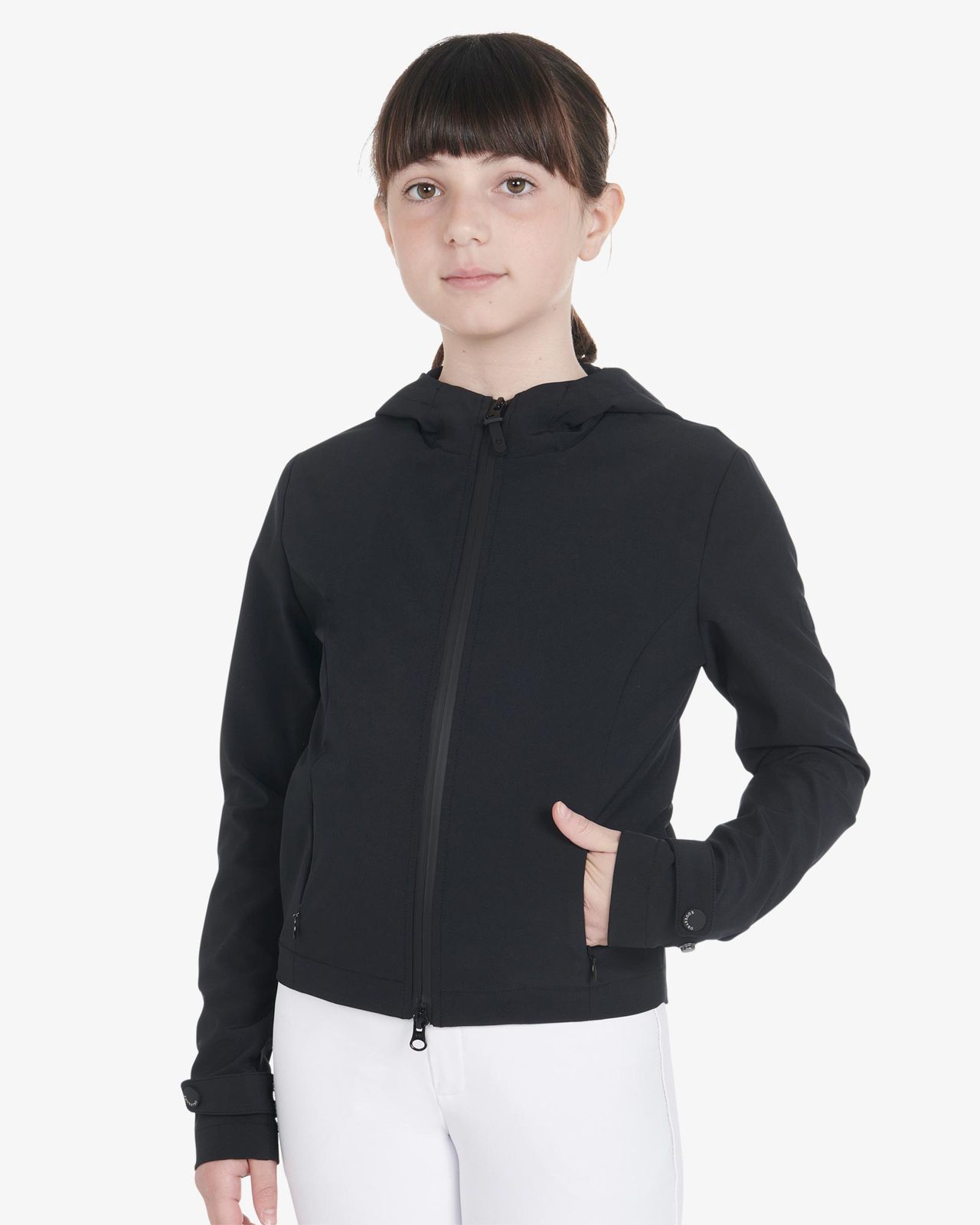 Giacca softshell bambini slim fit in tessuto tecnico
