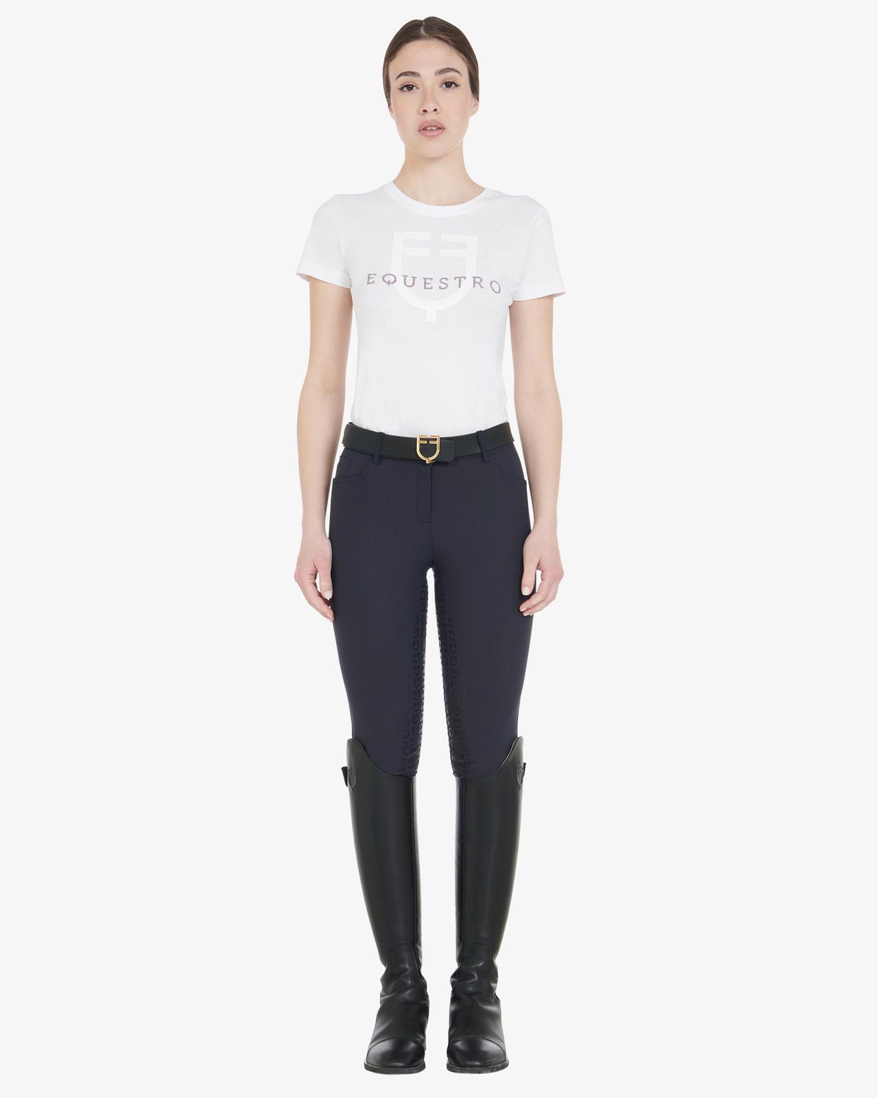 Pantaloni donna slim fit full grip