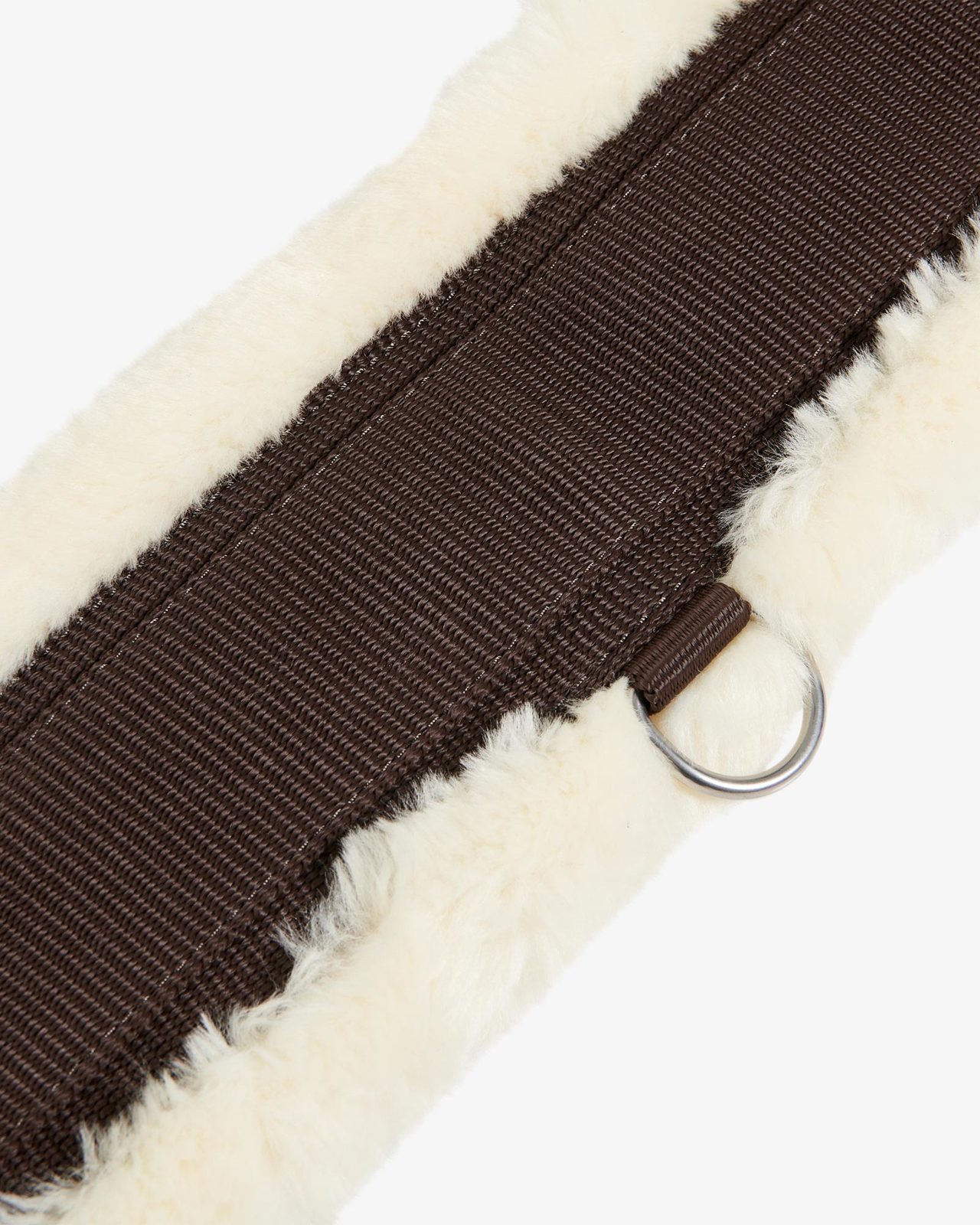 Jump girth in nylon with synthetic wool