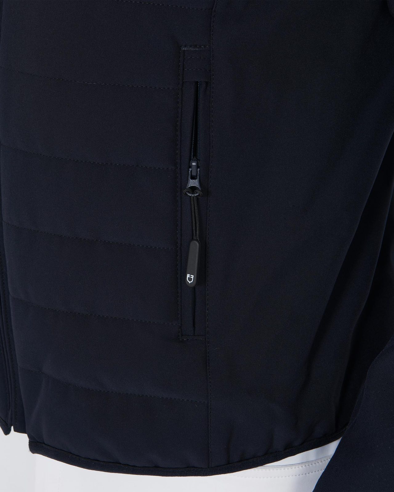 Men's jacket in perforated technical fabric