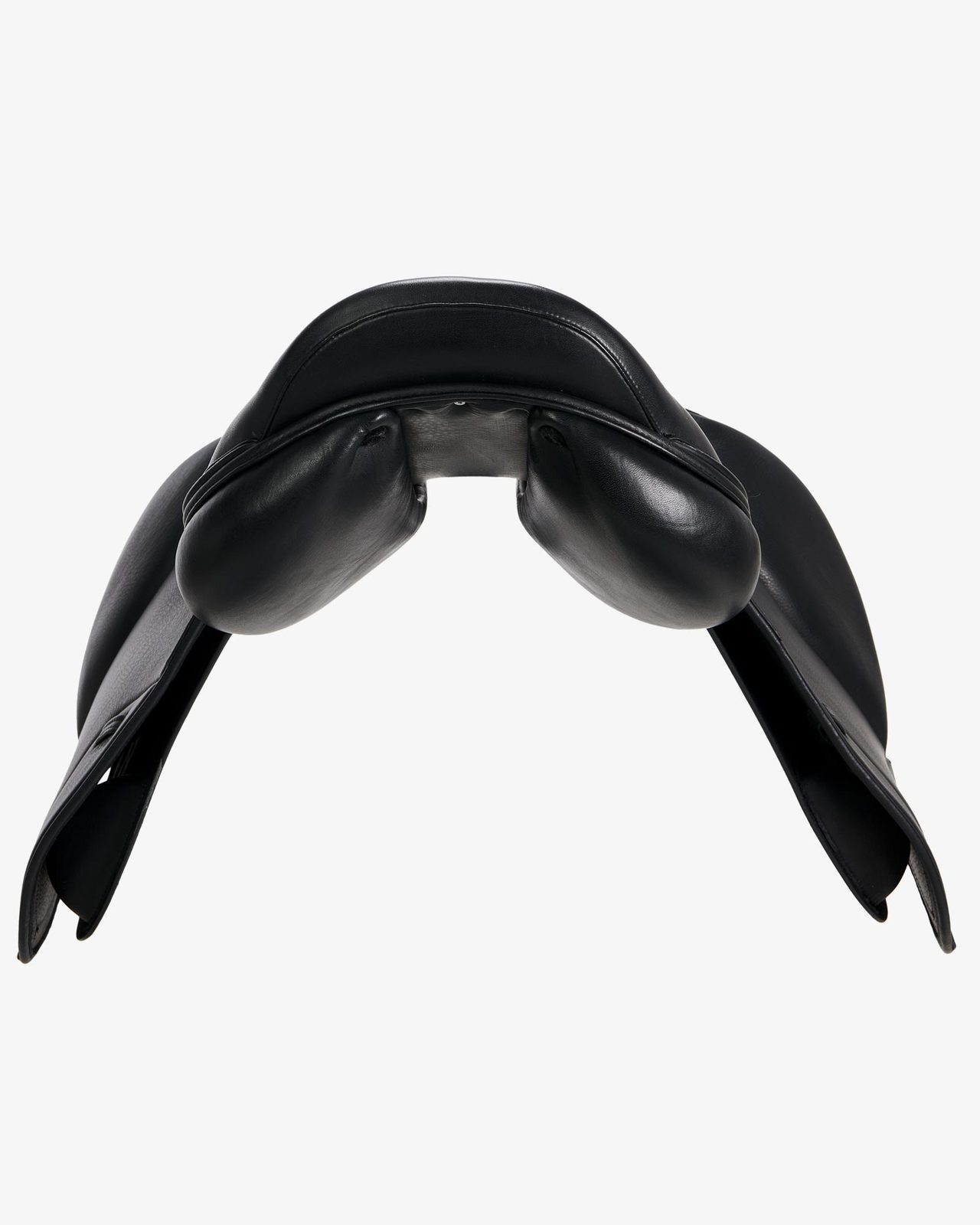 Jumping saddle double leather