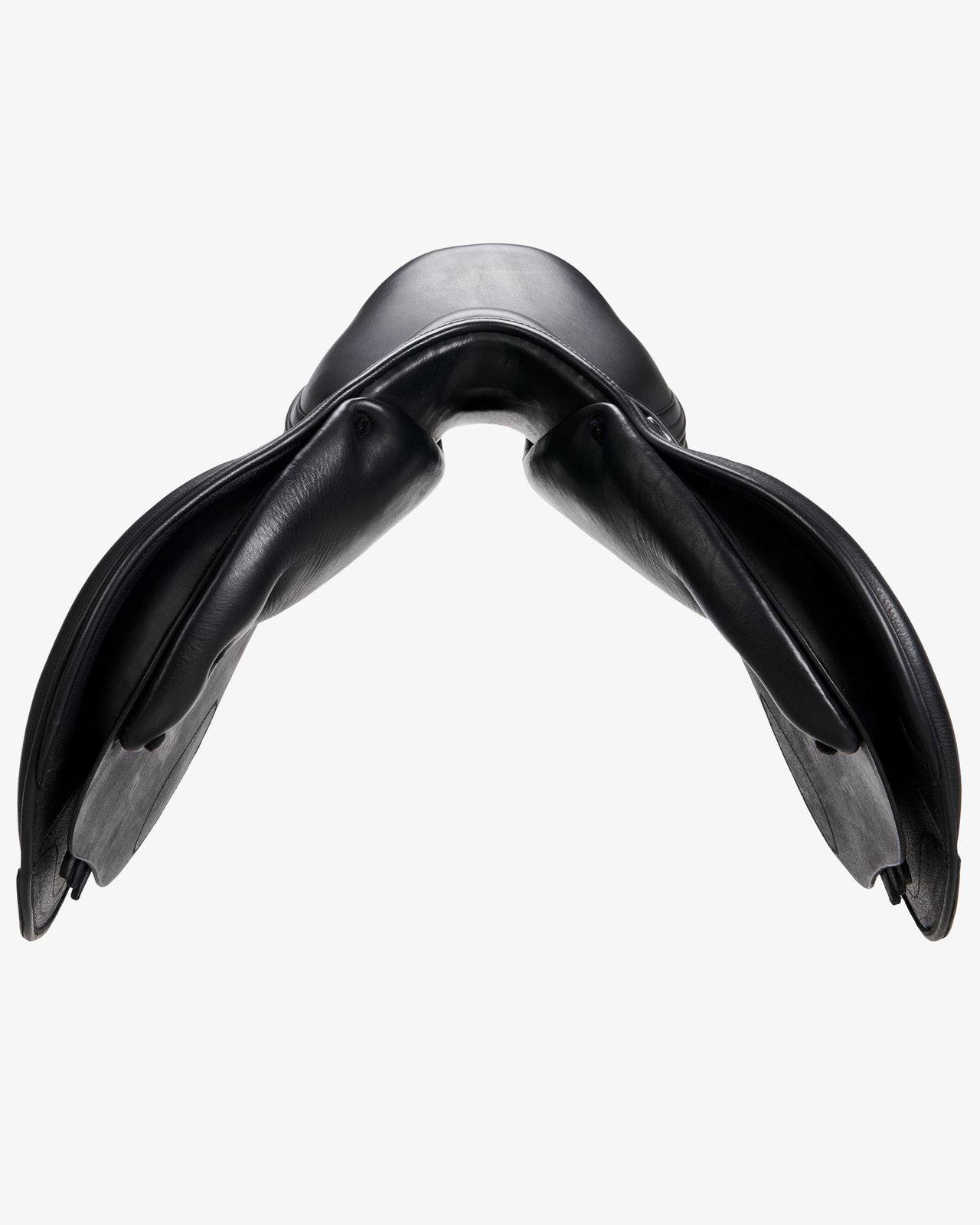 Jumping saddle double leather