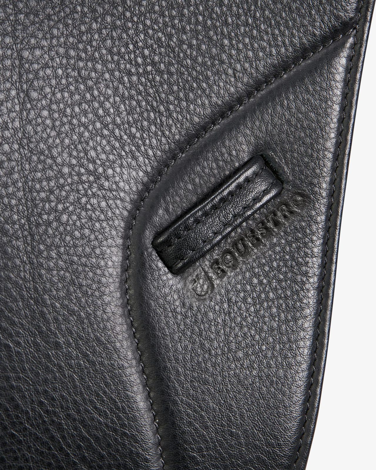 Jumping saddle double leather
