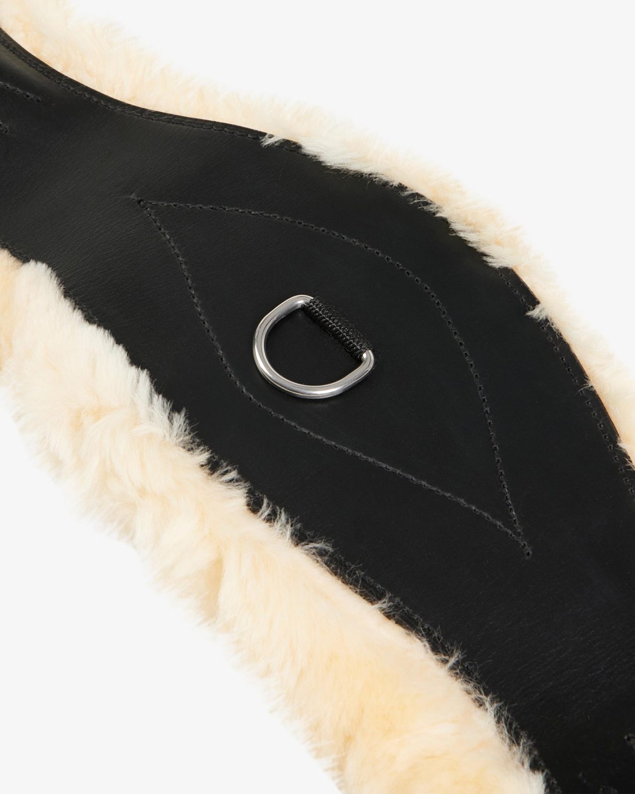 Dressage girth leather