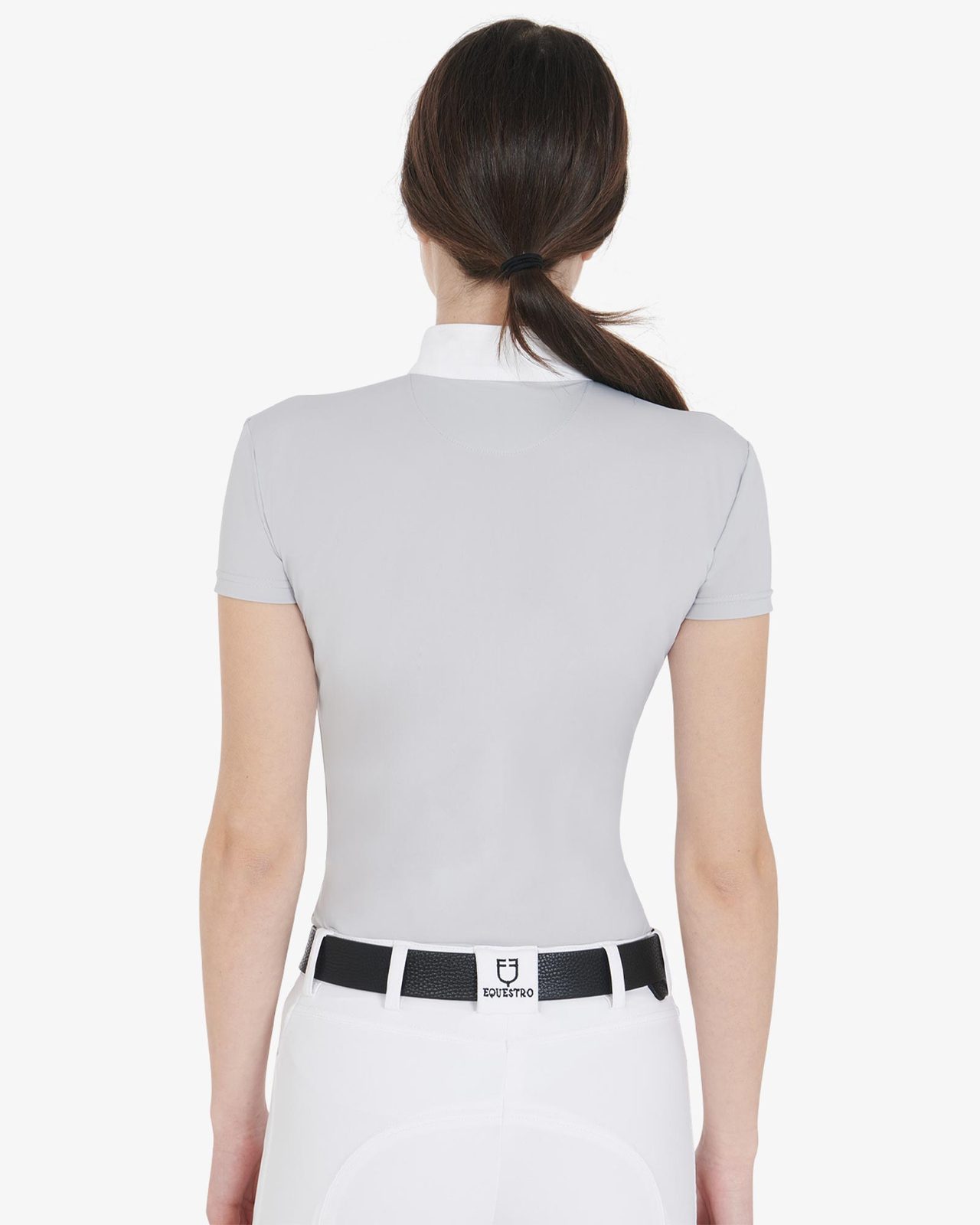 Polo donna da concorso slim fit mezza manica
