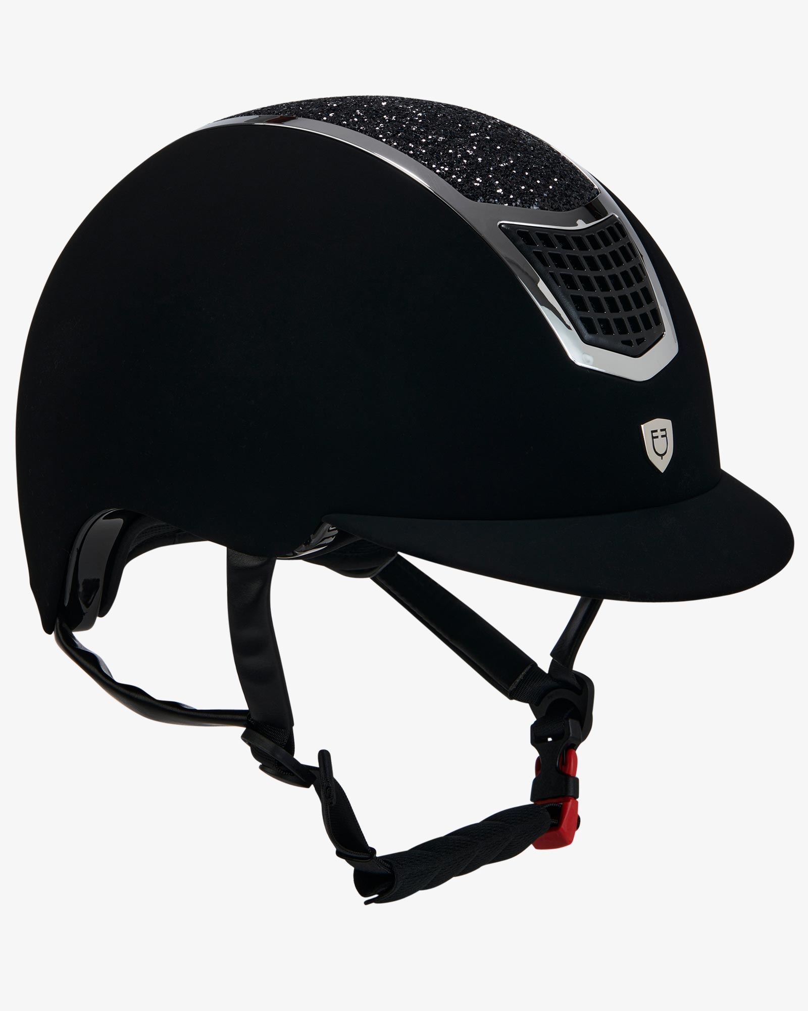 Cap ultra-light in velluto con strass