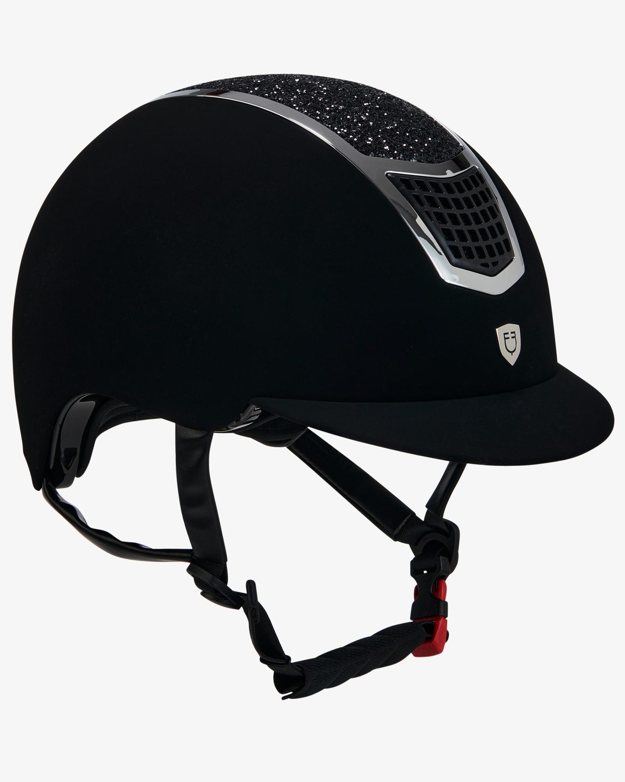 Cap ultra-light in velluto con strass