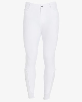Men's slim fit grip breeches with logo