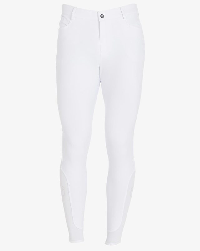 Men's slim fit grip breeches with logo