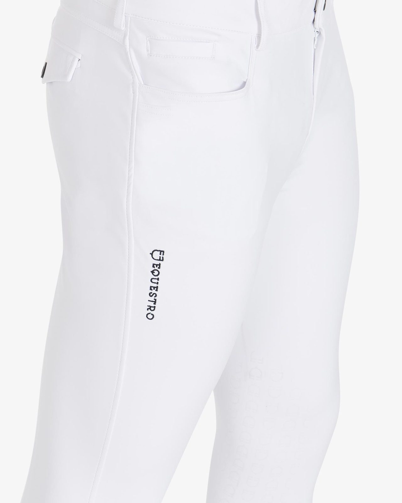 Men's slim fit grip breeches with logo