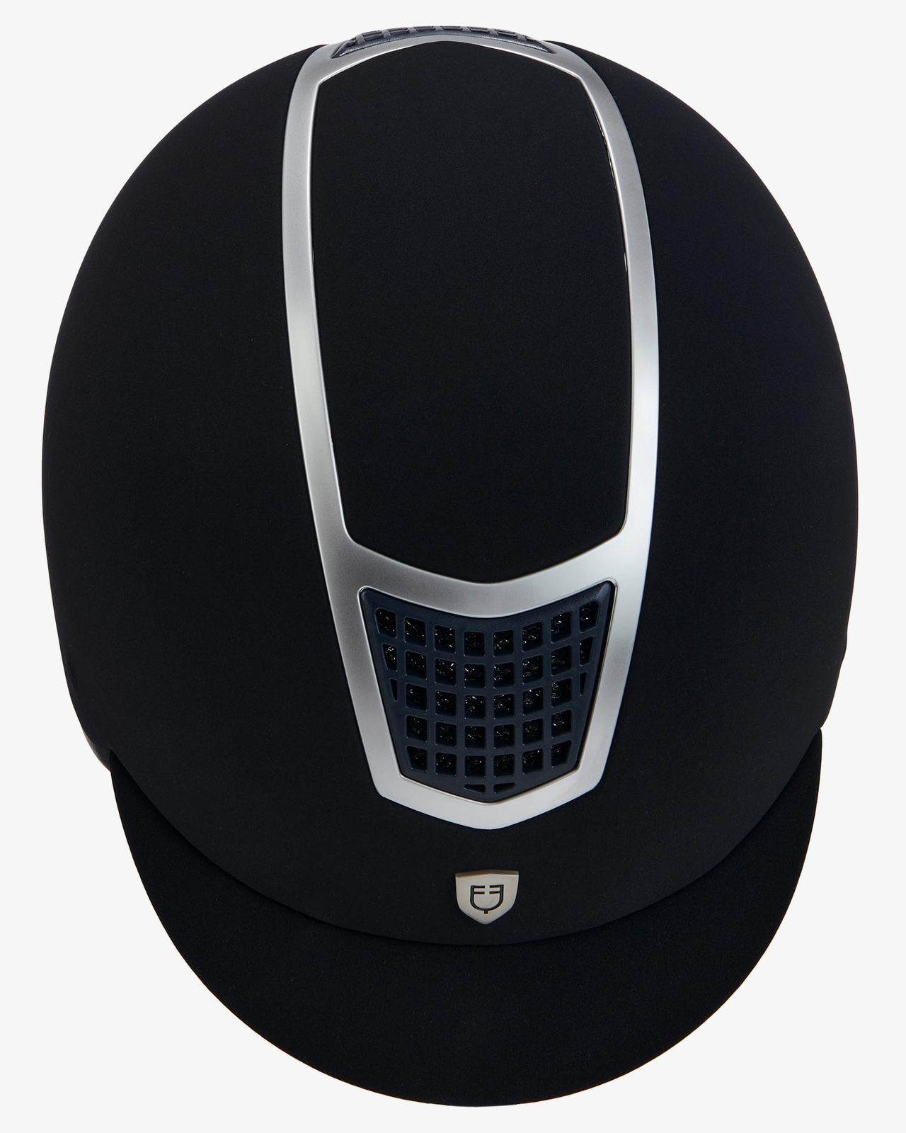 Helmet with colored velvet frame