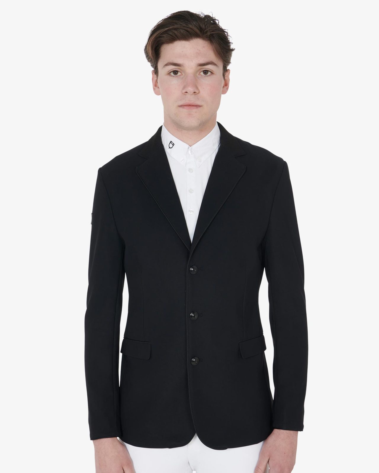 Men's competition jacket with three buttons