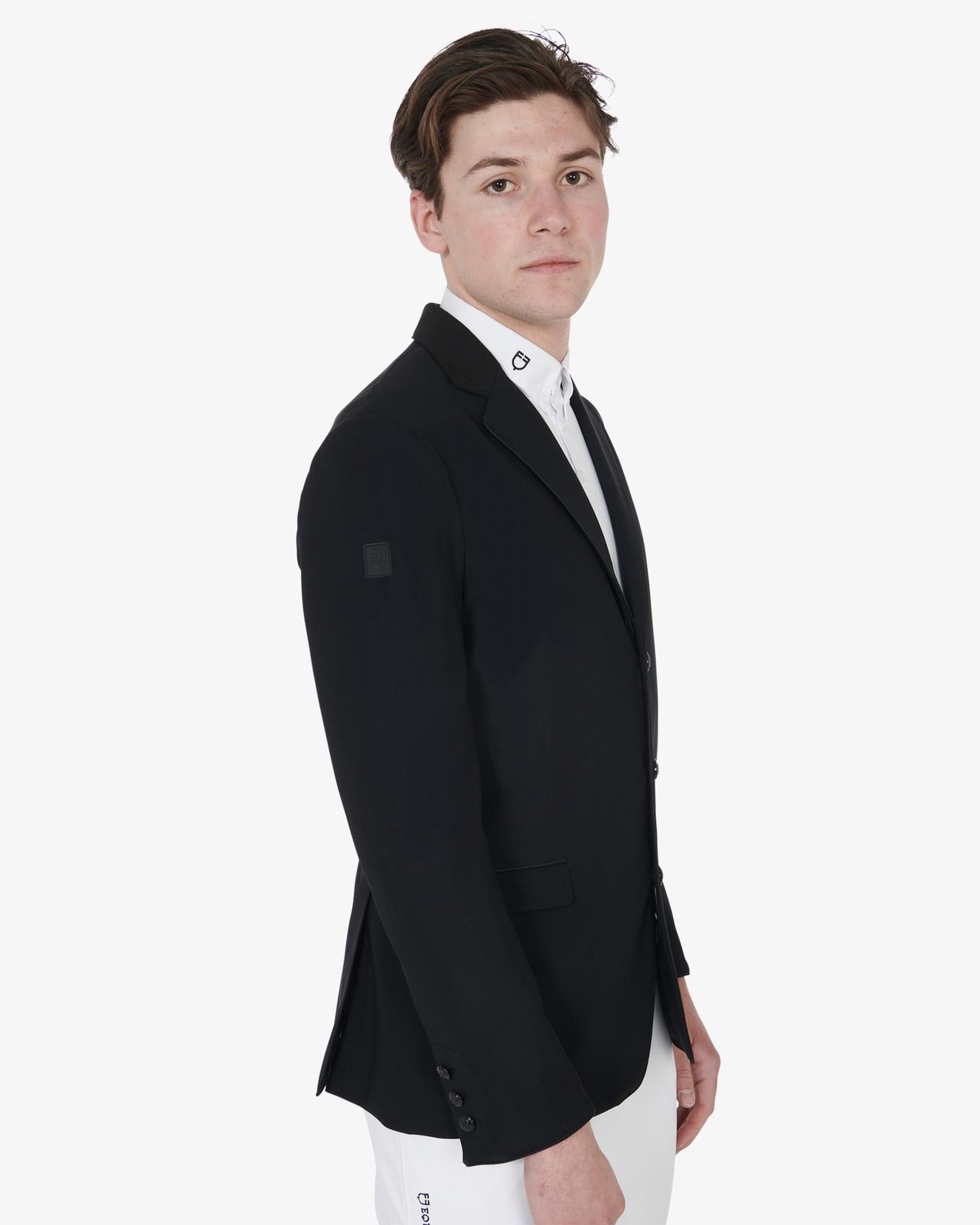 Men's competition jacket with three buttons