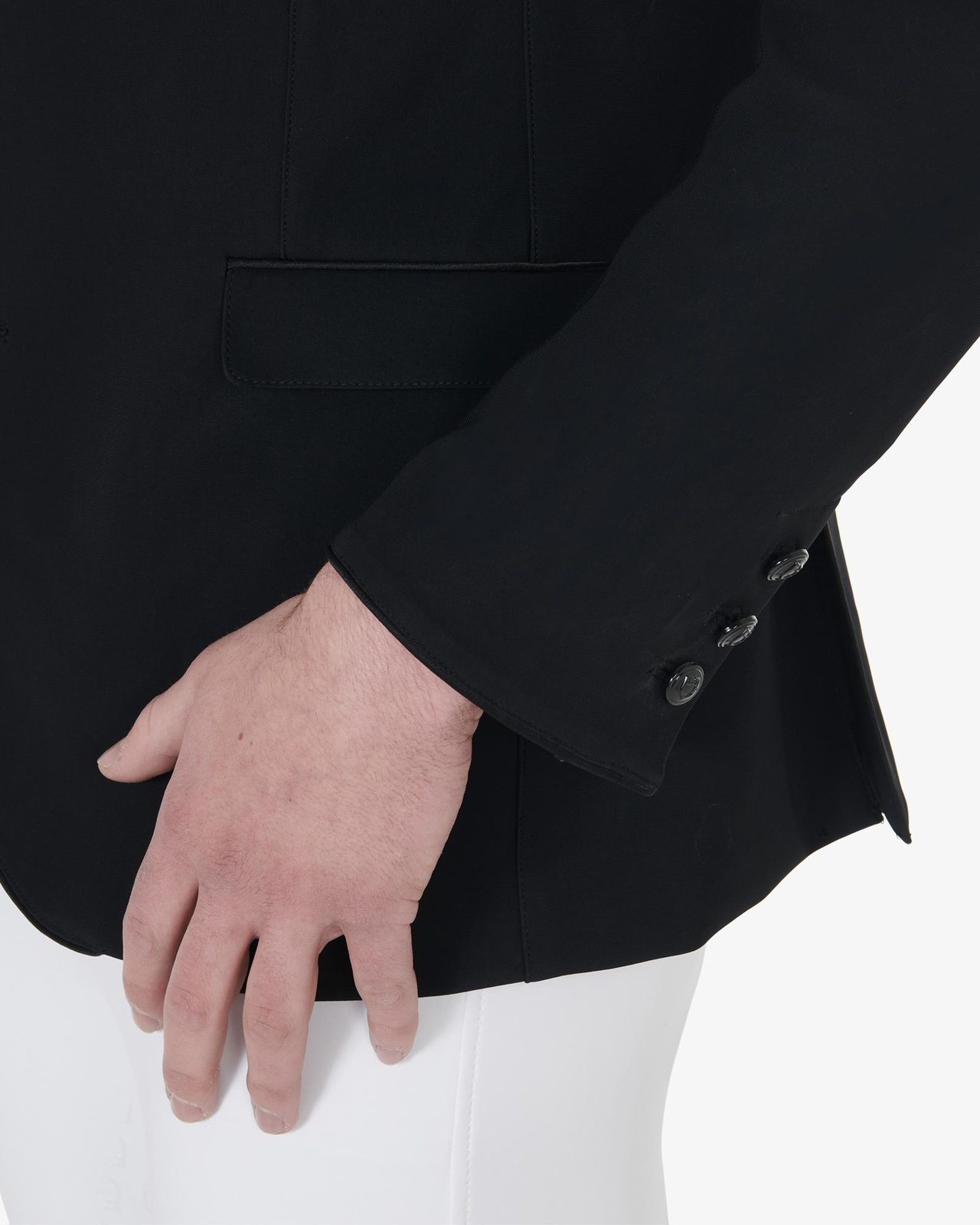 Men's competition jacket with three buttons