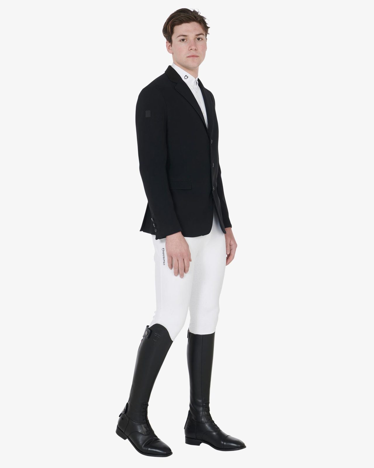 Men's competition jacket with three buttons