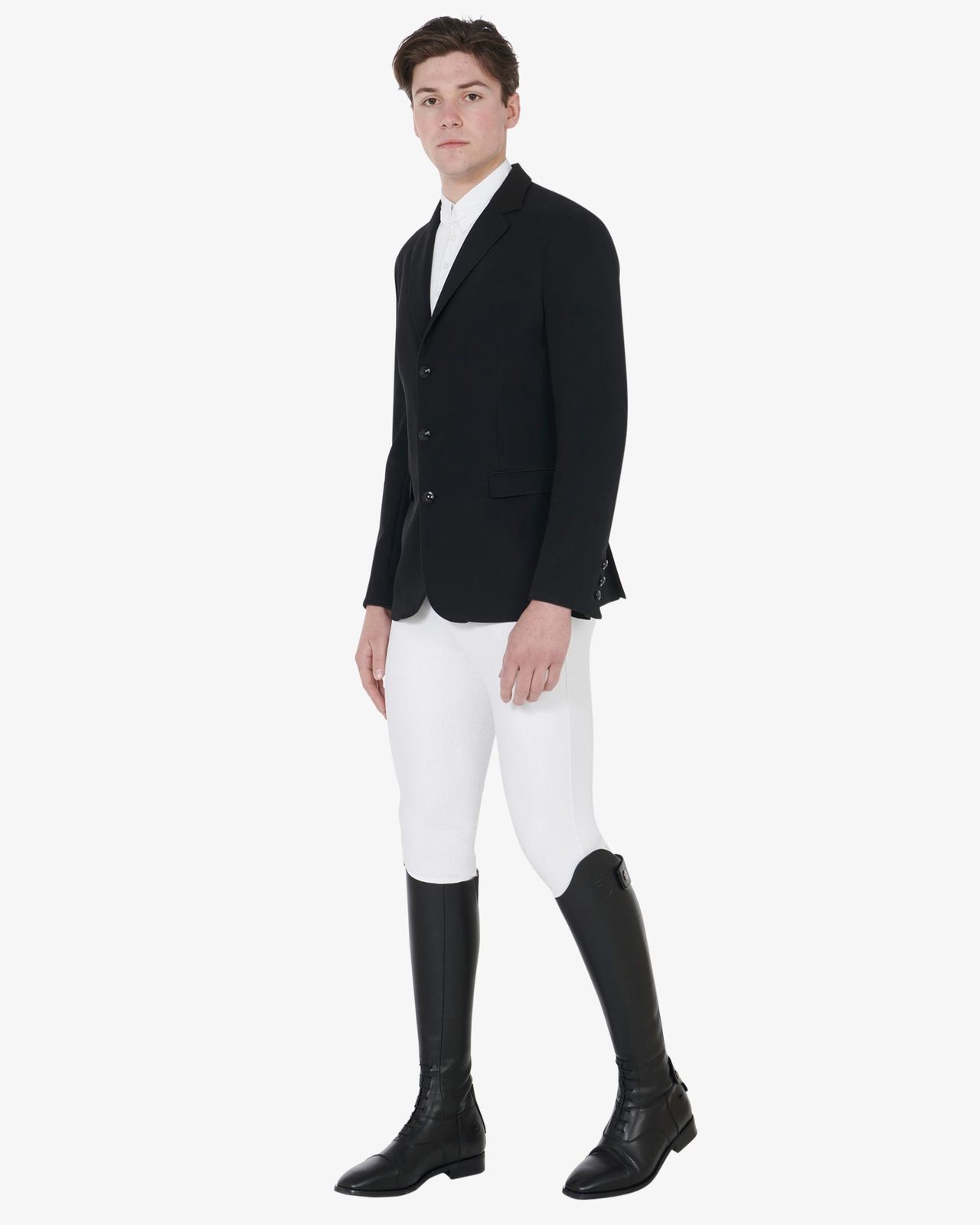 Men's competition jacket with three buttons