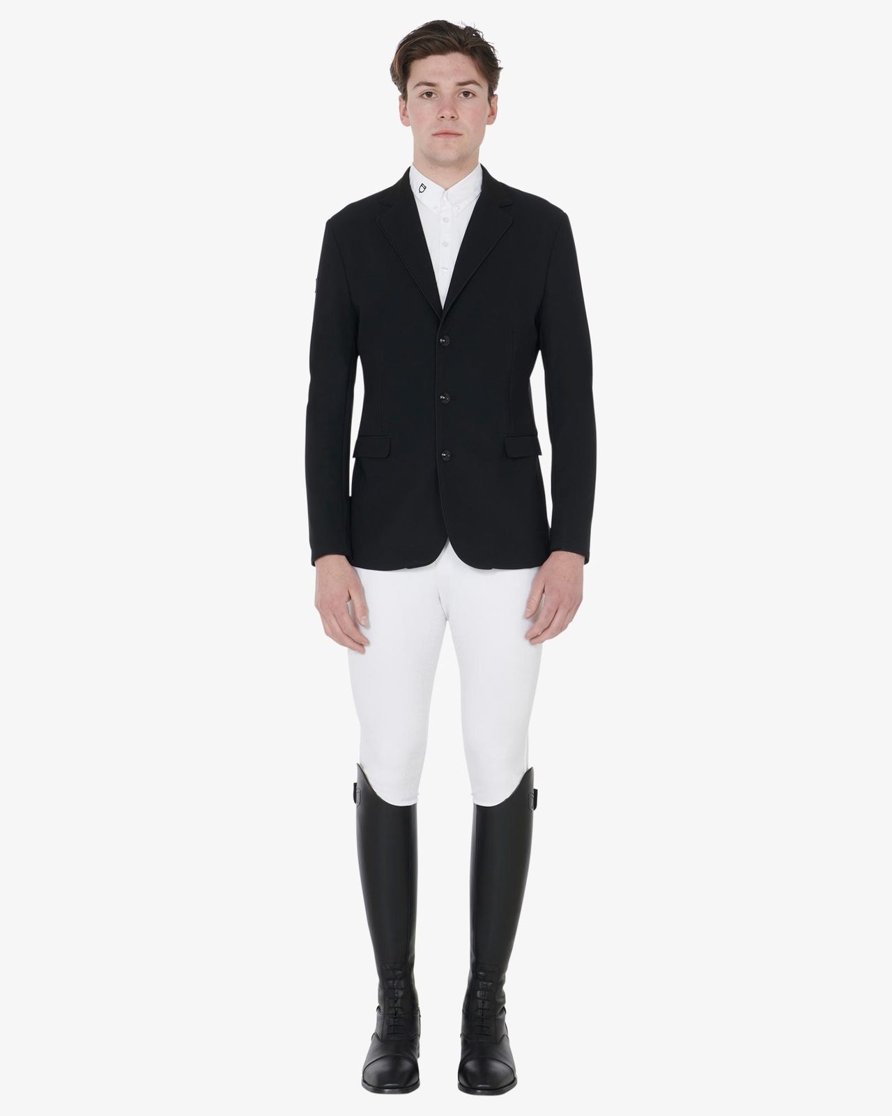 Men's competition jacket with three buttons