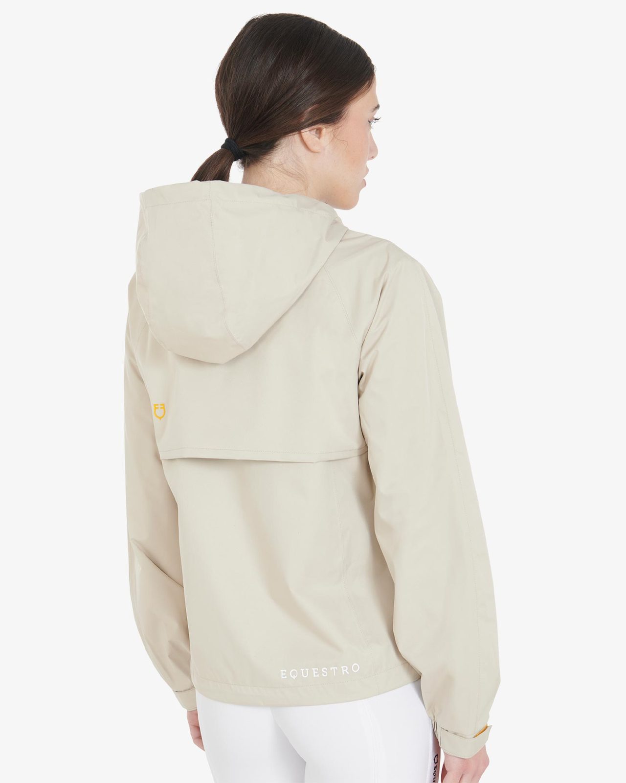 Women's three-layer technical raincoat