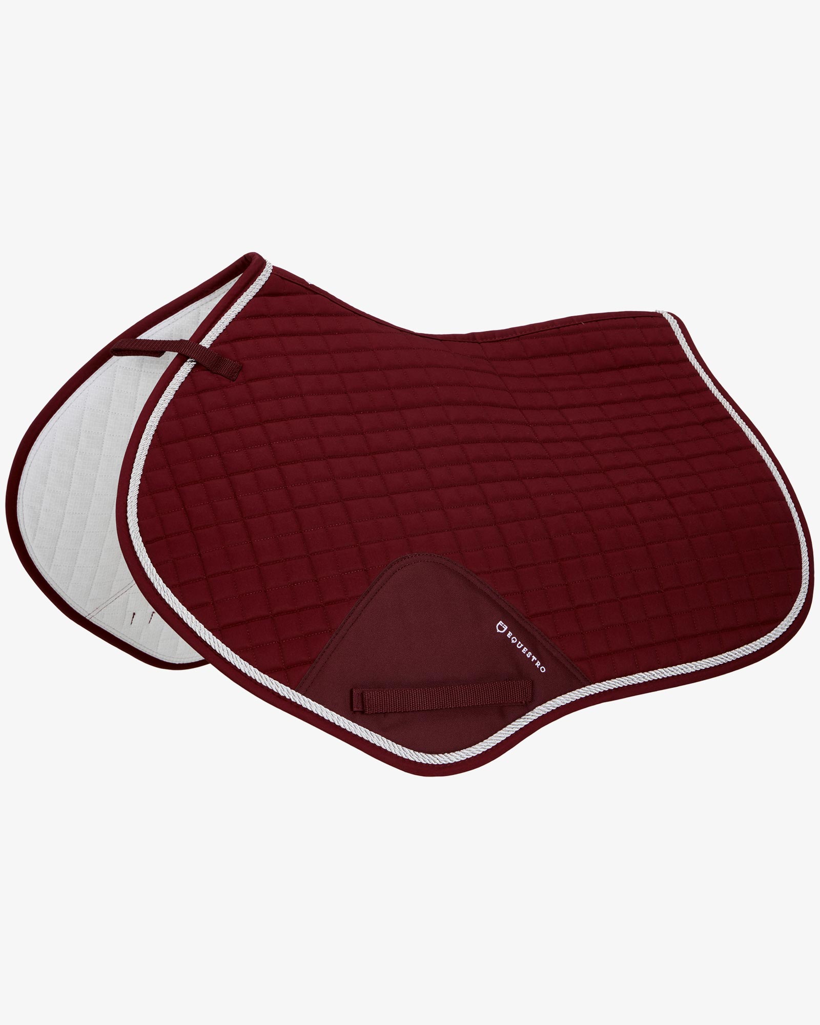 Shaped jumping saddle pad in cotton