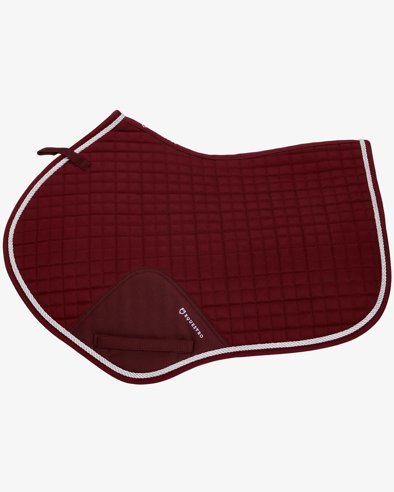 Shaped jumping saddle pad in cotton