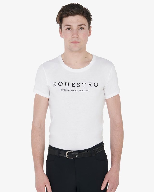 Men's slim fit t-shirt with contrasting writing