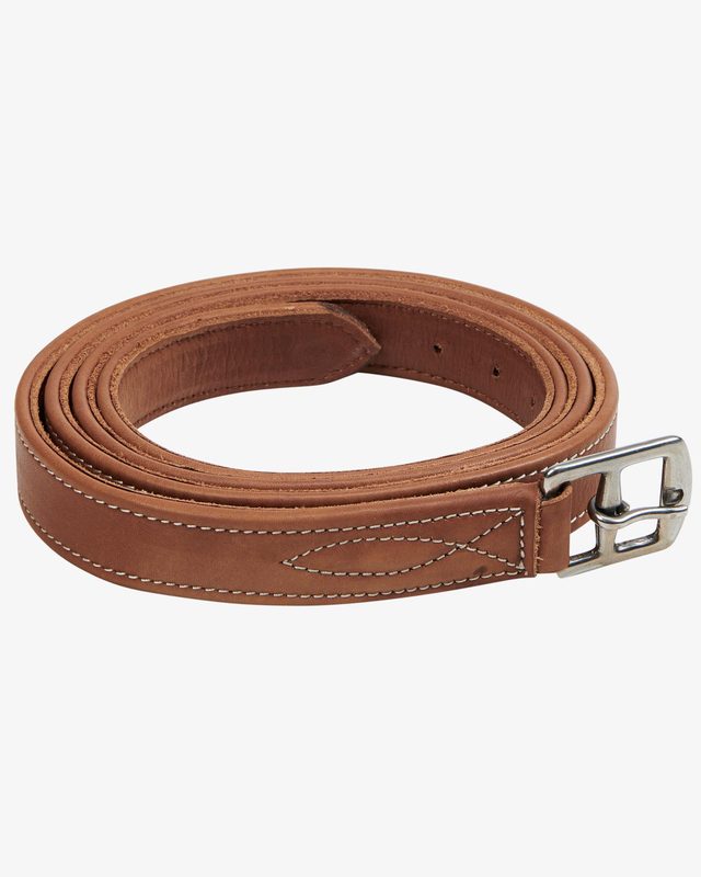Double stirrups leather
