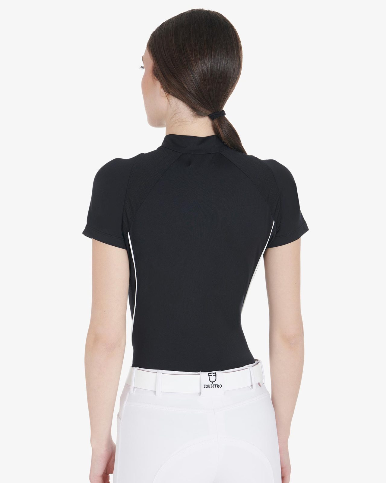 Polo tecnica donna slim fit da allenamento