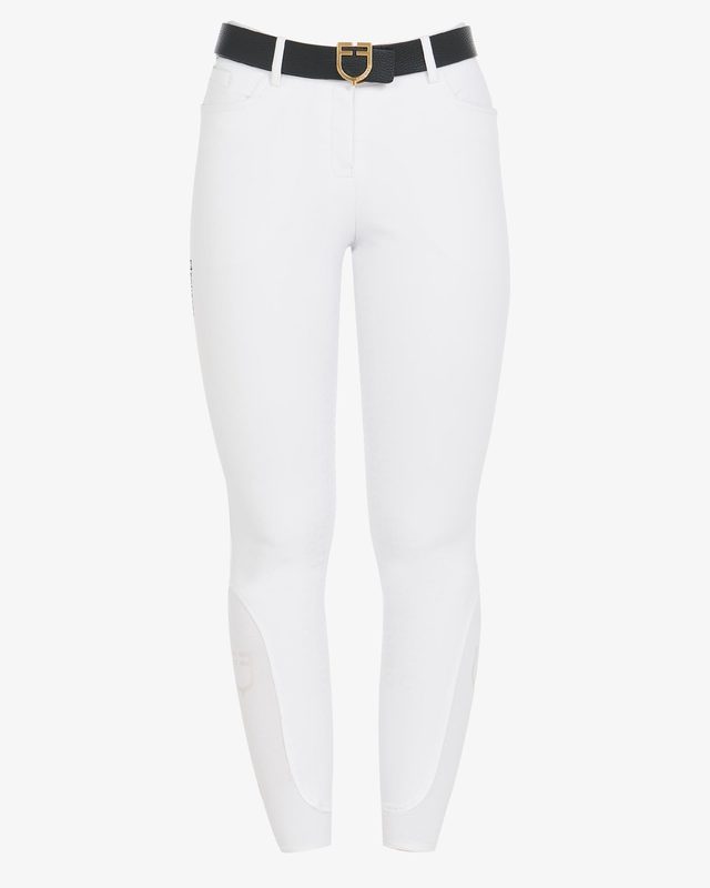 Women's slim fit grip breeches with logo