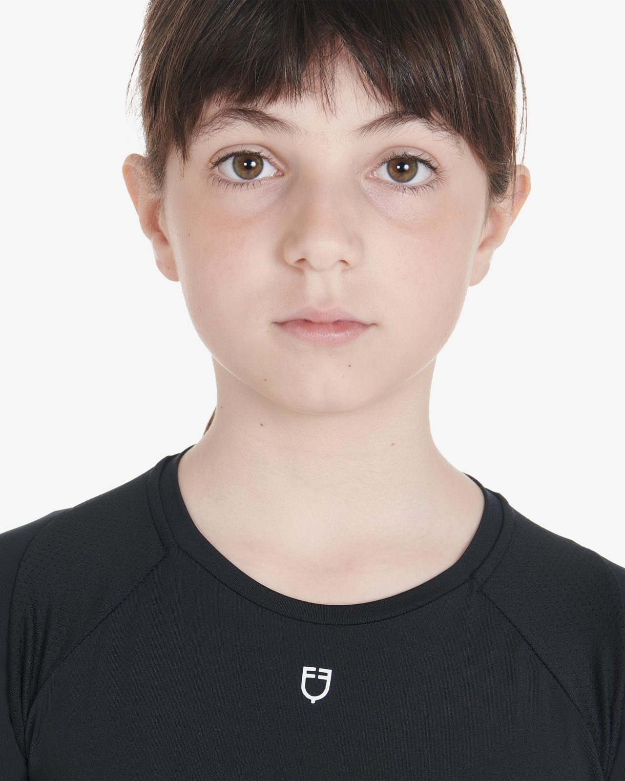 Kids' training t-shirt in technical fabric