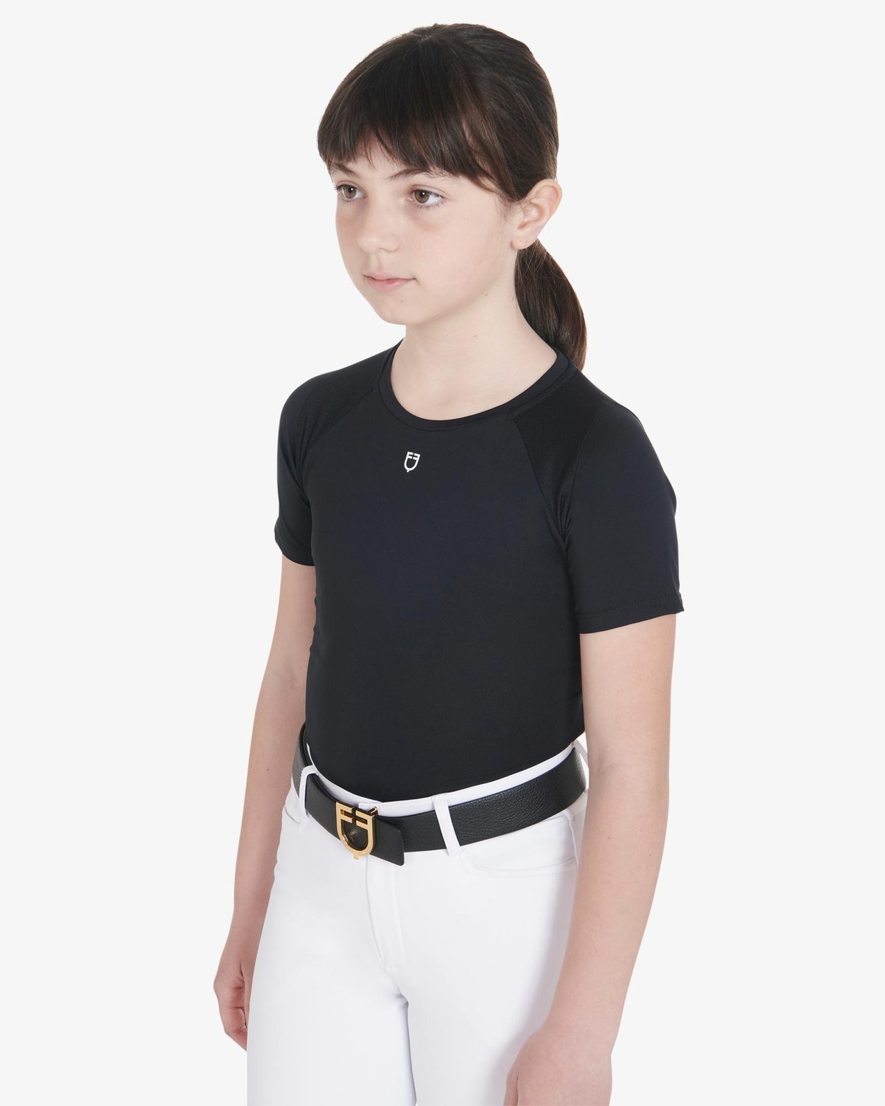 Kids' training t-shirt in technical fabric