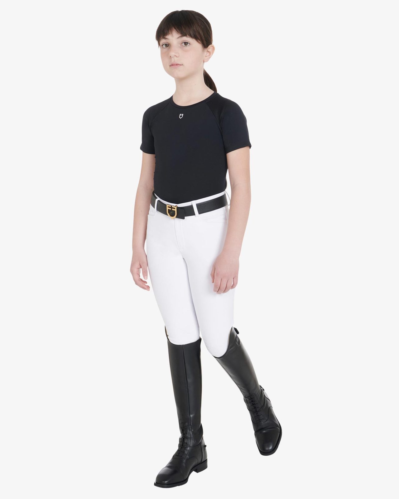 Kids' training t-shirt in technical fabric