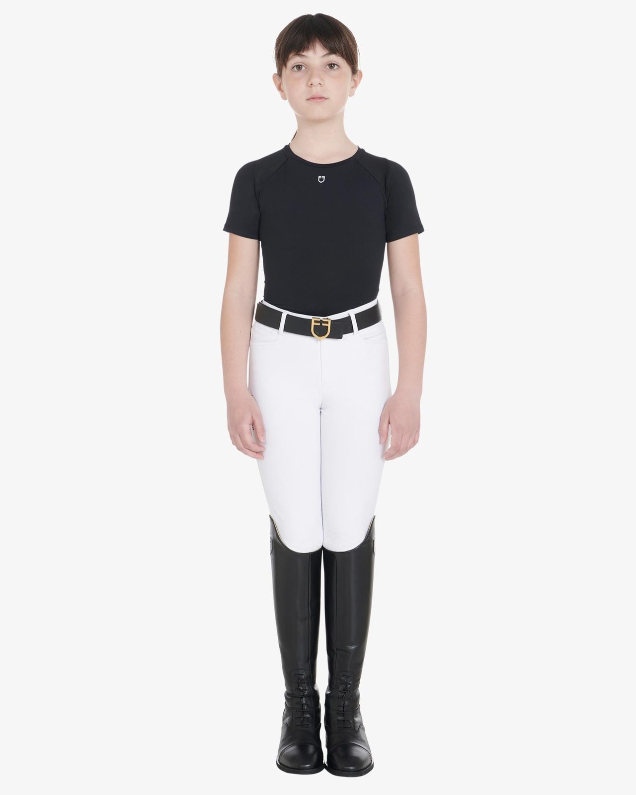 Kids' training t-shirt in technical fabric