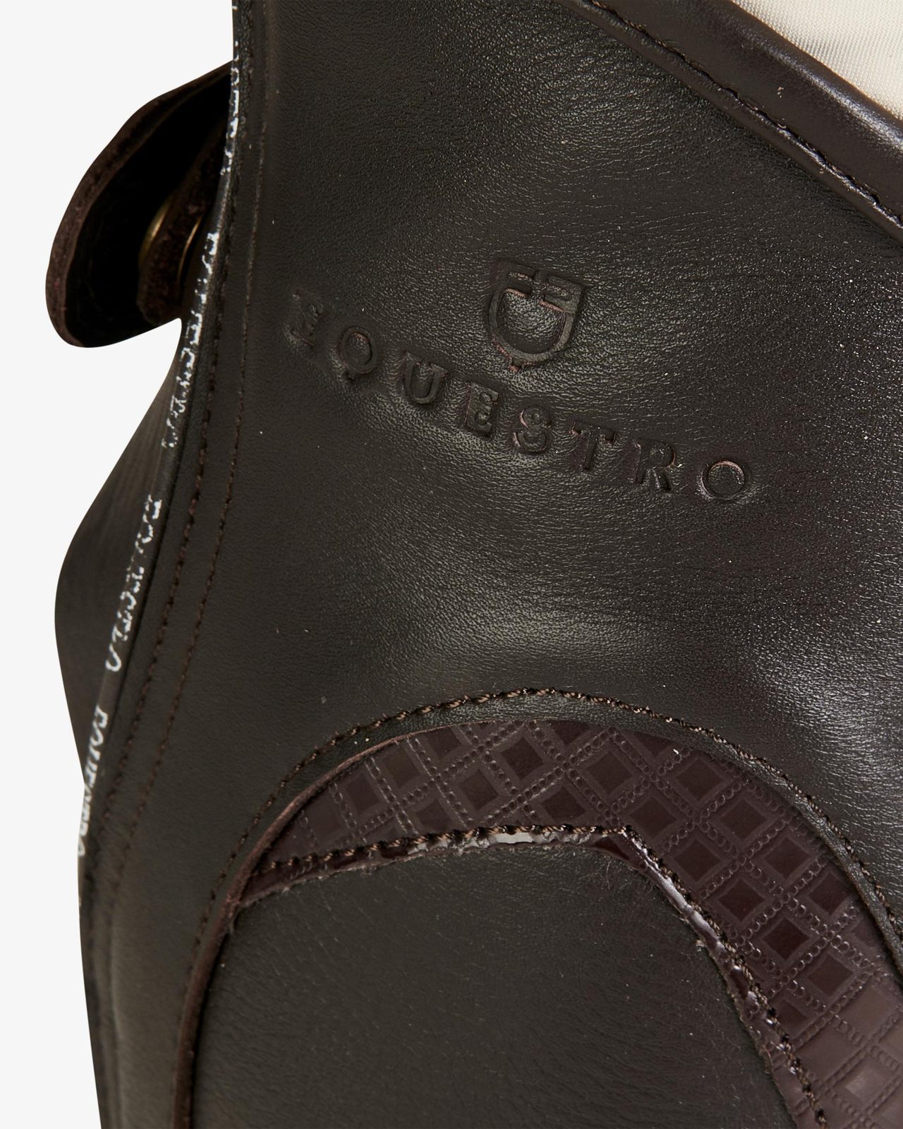 Ghette unisex in cuoio con profilo a contrasto
