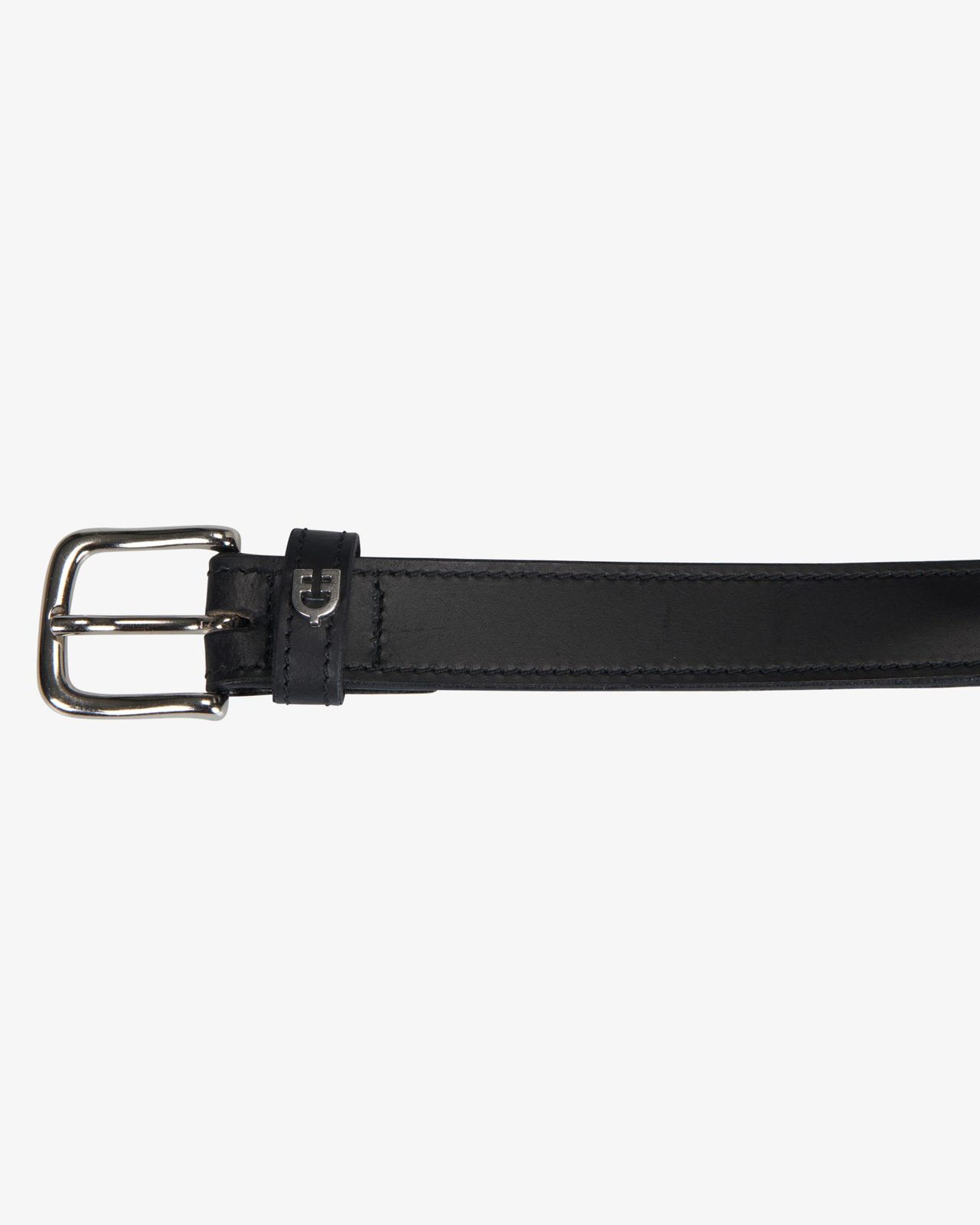 Leather belt with snaffle bits